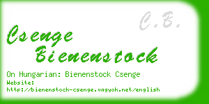 csenge bienenstock business card